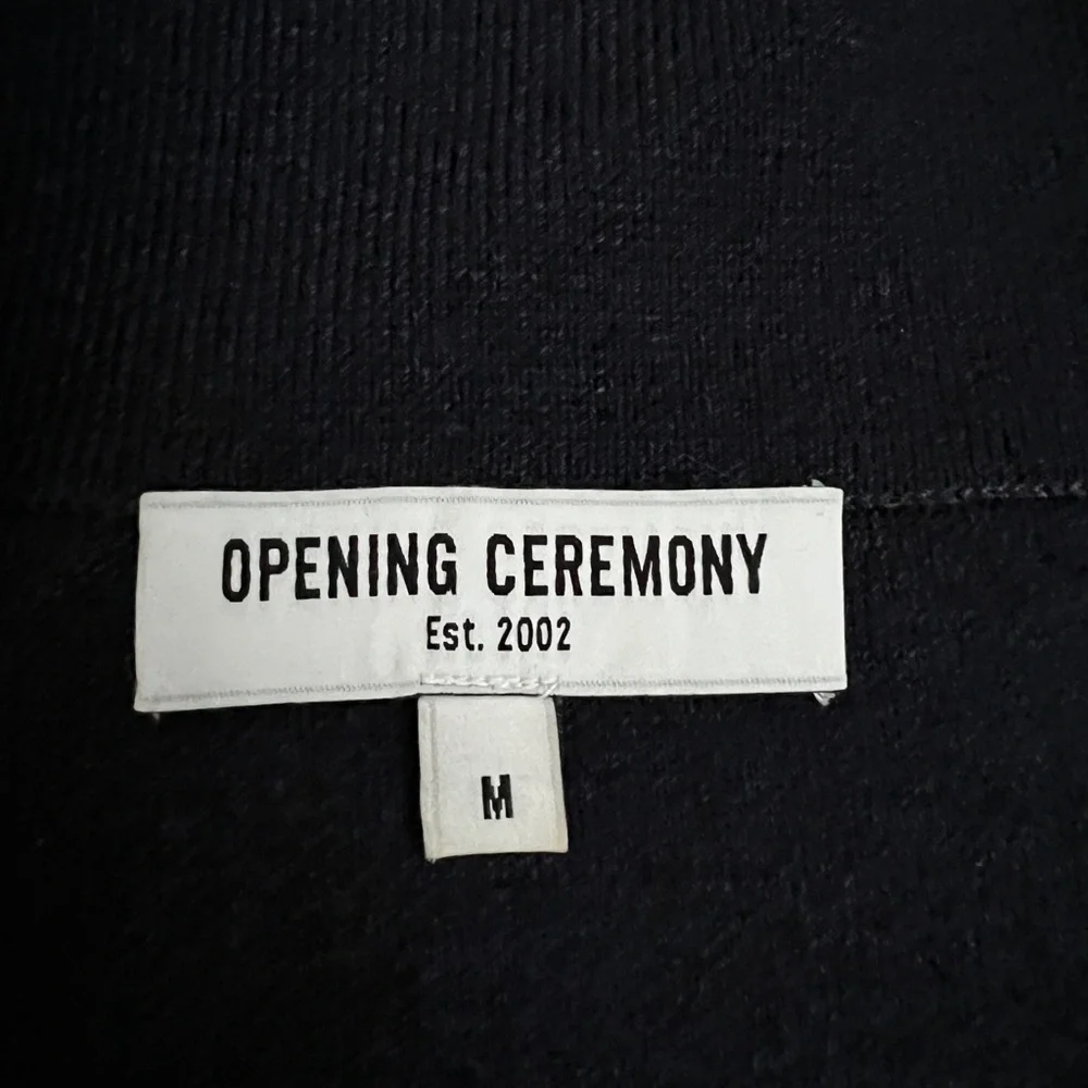 Opening Ceremony navy Asymmetrical knit Pencil Skirt - Picture 4 of 10